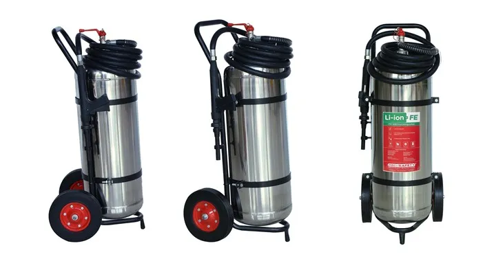 Asuinkäyttöön tarkoitettu litiumakkusammutin ruostumattomasta teräksestä Coldfire-sammutinluokka ABCKL