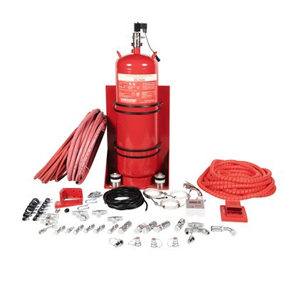 Ajoneuvon automaattinen sammuttimen järjestelmä öljysäiliöiden kuorma -autojen solenoidiventtiilin aktivointi