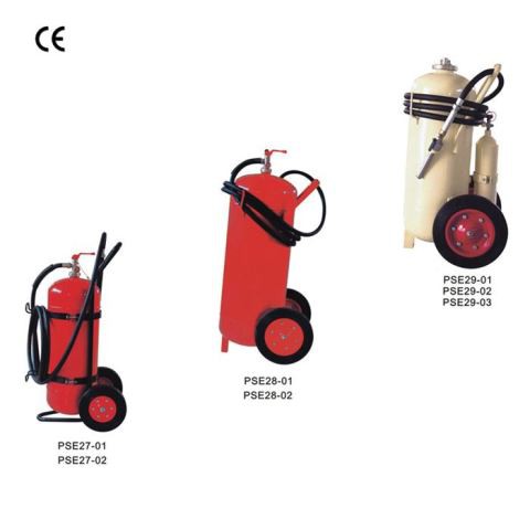 CE Standard Foam Fire Extinguisher Pyörillä varustettu kuiva jauheen palontorjuntavälineet
